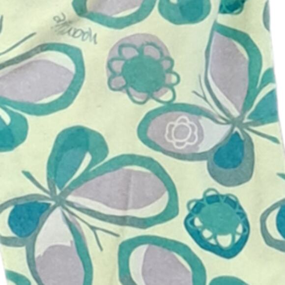 Naartjie Yellow And Green Butterflies Leggings Size 7 Years - Picture 3 of 7